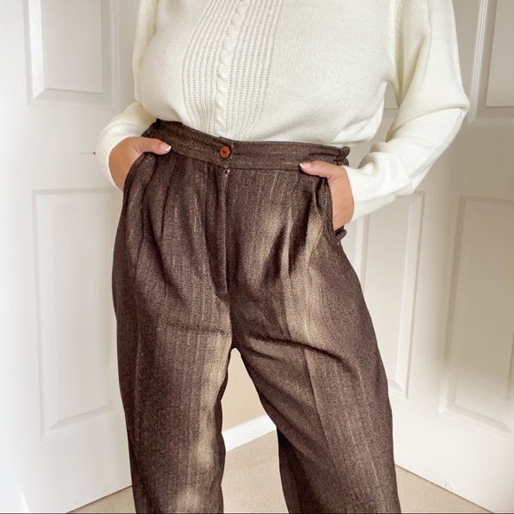 Vintage Dresses & Skirts - Vintage High Waisted Trousers